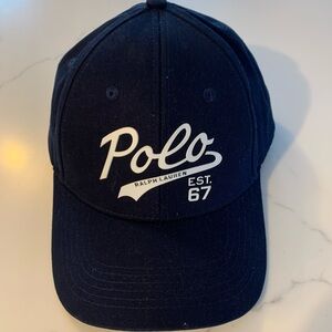 Polo Ralph Lauren Classic Navy Blue Baseball Cap New no tag